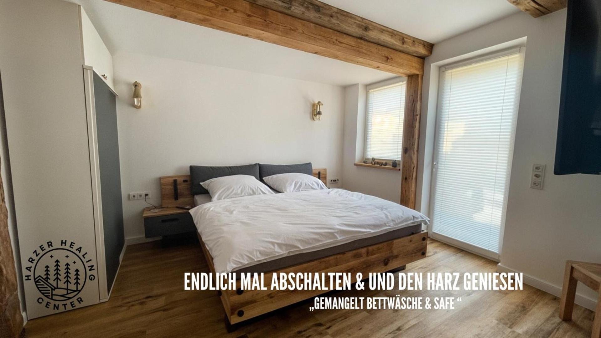 Harzer Healing Center 2024 Gemuetliche Landhauswohnung Mit Fussbodenheizung,Xxl Kochinsel,Xxl Regenduschen,Modern,Hochwertig,Persoenlich,Vollausgestattet Elbingerode (Saxony-Anhalt) Exterior foto